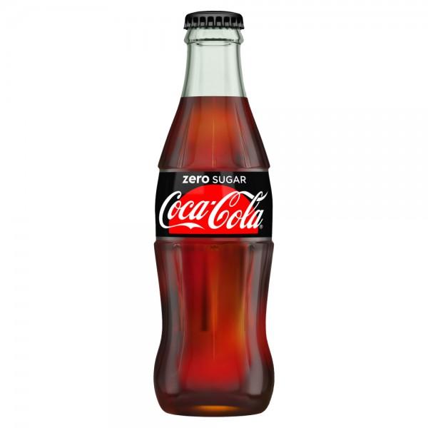Coca No Sugar Glass Bottle